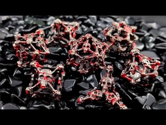 Scheletro di dadi di metallo vuoto DND drago e dungeon COC