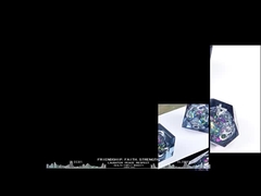 Blu-grigio luccicante liquido resina naturale multi-faccia dadi suite drago e dungeon dnd dadi